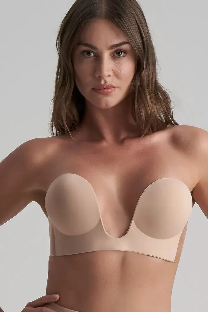 Бюстгальтер 1042 nude Seamless u-style bra Bye Bra