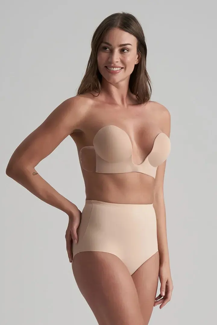 Бюстгальтер 1042 nude Seamless u-style bra Bye Bra