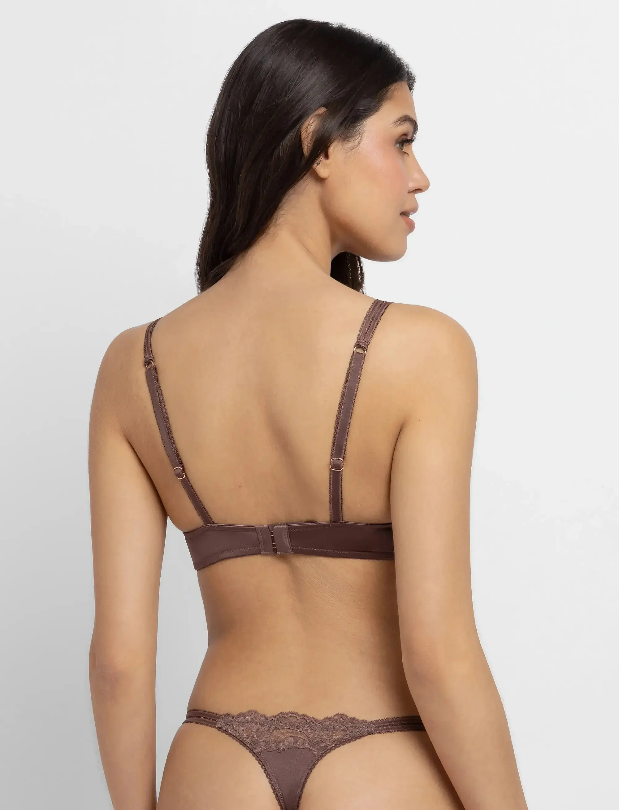 Бюстгальтер Origins-shiny micro brown FXBR0071MI127 Dorina