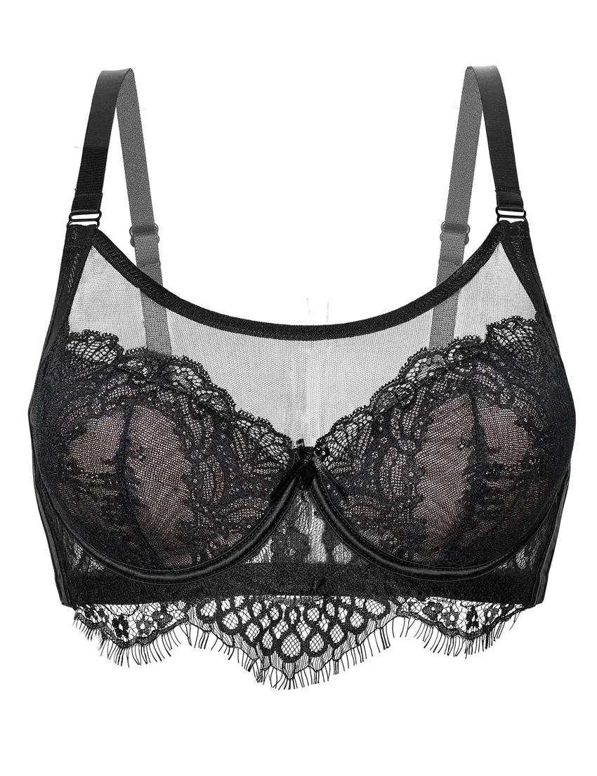 Бюстгальтер Yvonne black 10411 Gracija-Rim