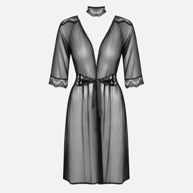 Халат black Lucita peignoir Obsessive