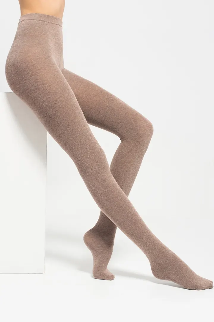 Колготки Cotton 110 beige melange 602 Legs