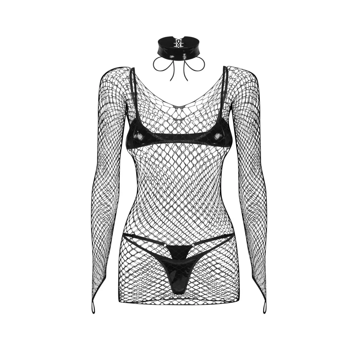 Комплект black Sashalla 4-pcs set Obsessive