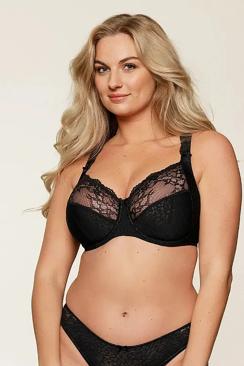 Бюстгальтер black/nude 1400-5 Linga Dore, Нідерланди