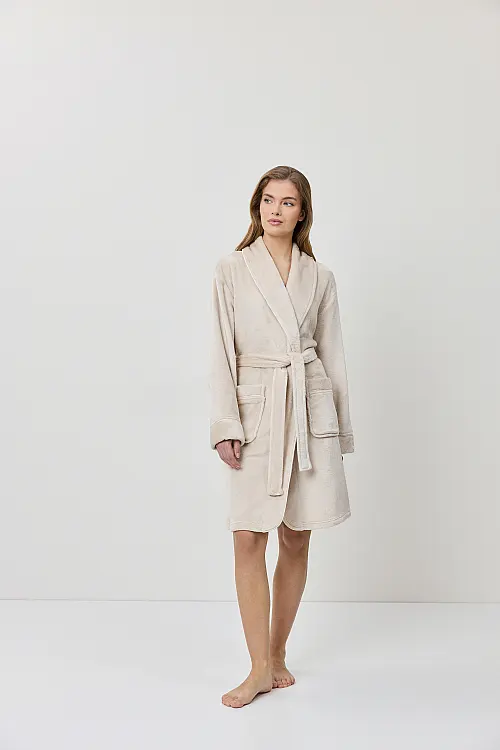 Халат Eva bathrobe beige Aruelle