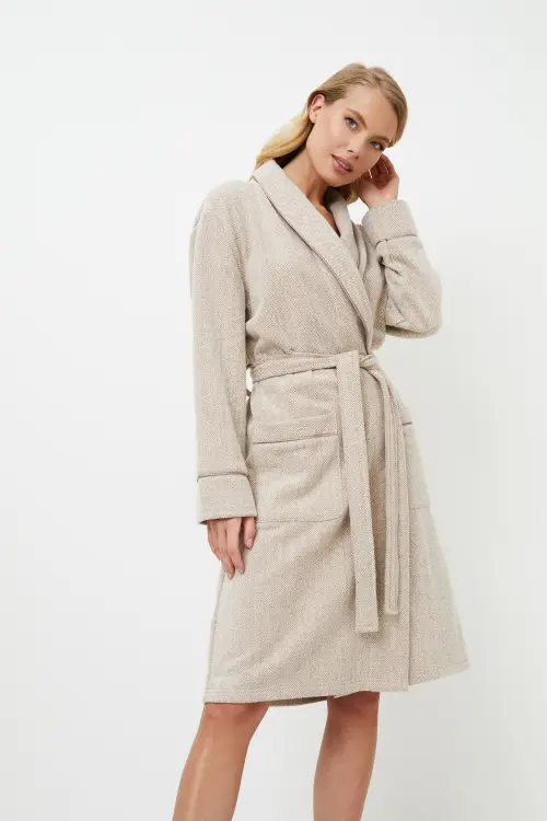 Халат Marianna bathrobe beige Aruelle