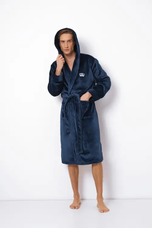 Халат William bathrobe blue Aruelle