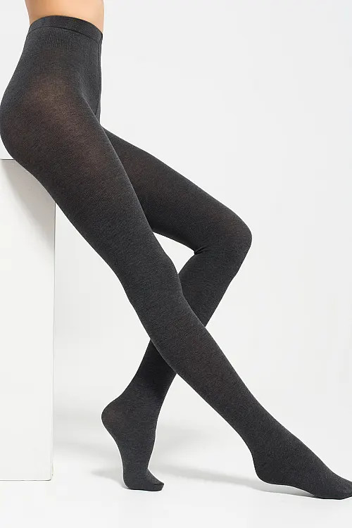 Колготки Cotton 110 antracite melange 602