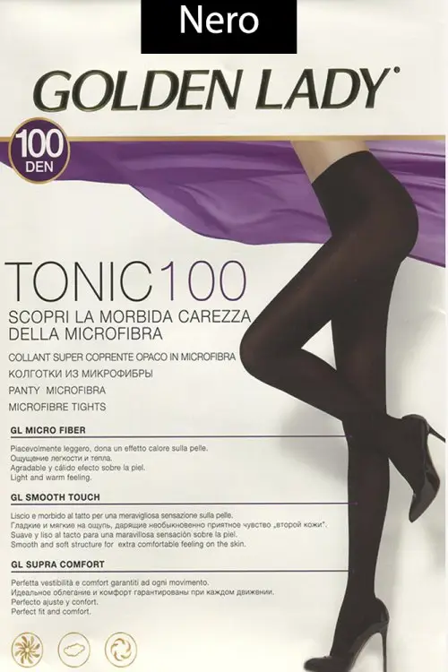 Колготки Tonic 100 nero 30FFY Golden Lady, Італія