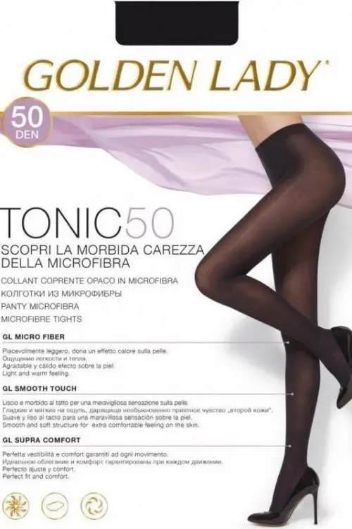 Колготки Tonic 50 nero 36UUU Golden Lady