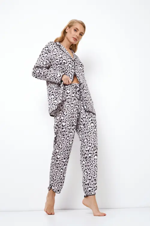 Піжама Valencia pajama long grey Aruelle