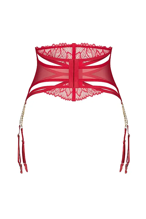Пояс для панчох red Matildea garter belt Obsessive, Польща