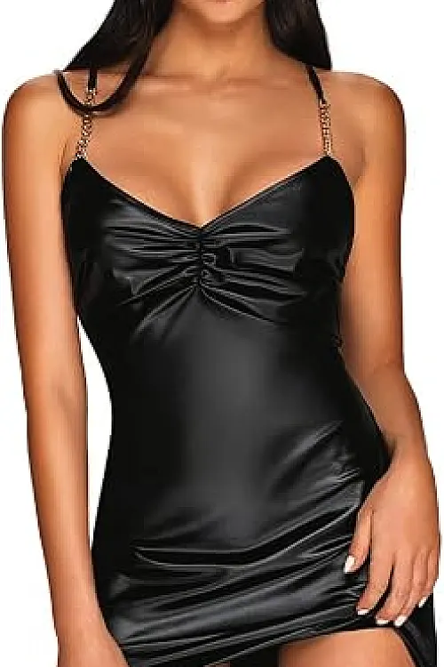 Сорочка black Yollanda dress Obsessive, Польща