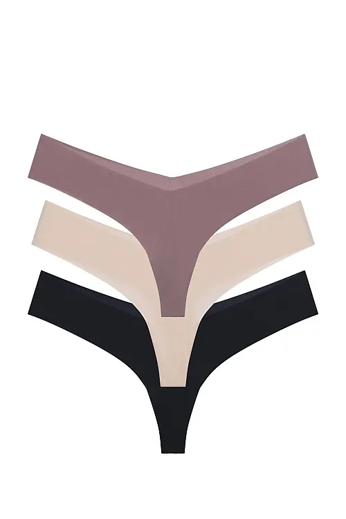 Труси Airlite 3шт beige/brown/black FXTH0025MI122 Dorina, Німеччина