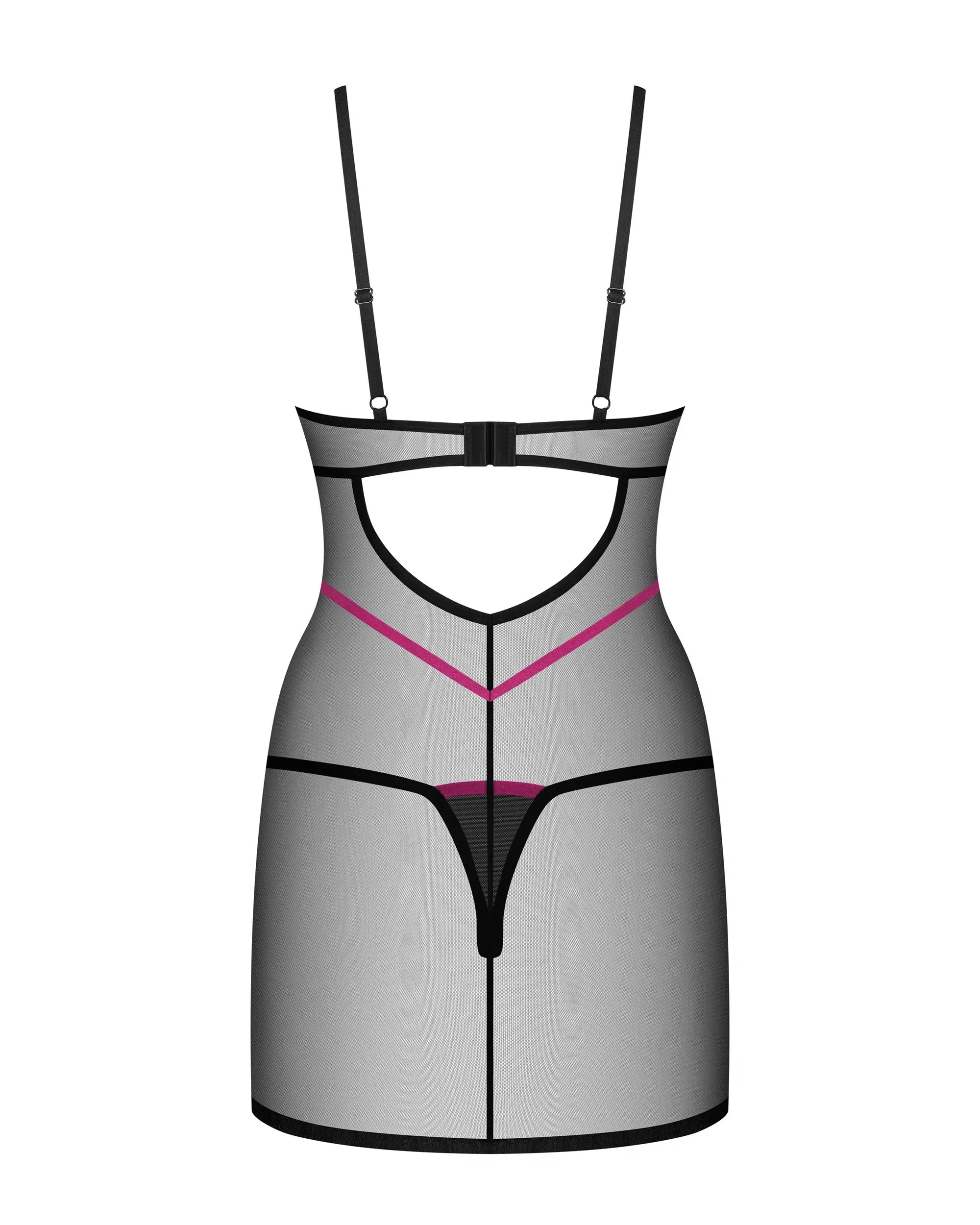 Сорочка black Novenes chemise Obsessive
