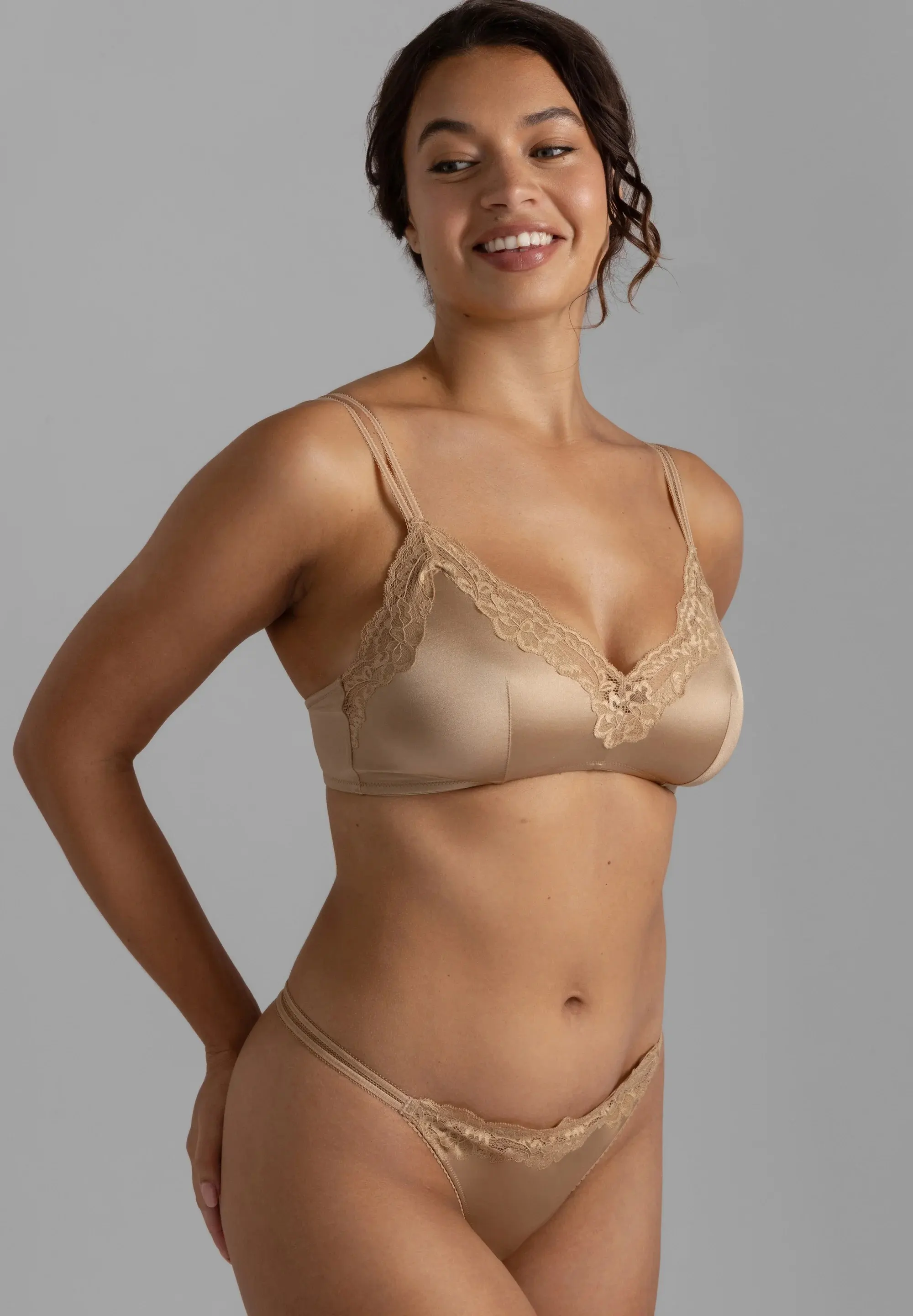 Труси Origins-shiny micro 2шт ivory/beige FXST0054MI127 Dorina